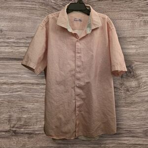 Tasso Elba Short Sleeve Button-Up Shirt – Men’s XL